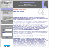 Tablet Screenshot of drdamiano.com.ar